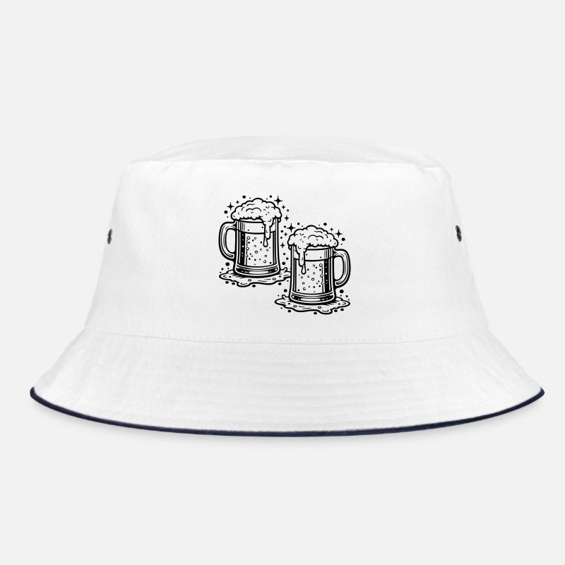 Bierglas Bier Saufen Bucket Hat