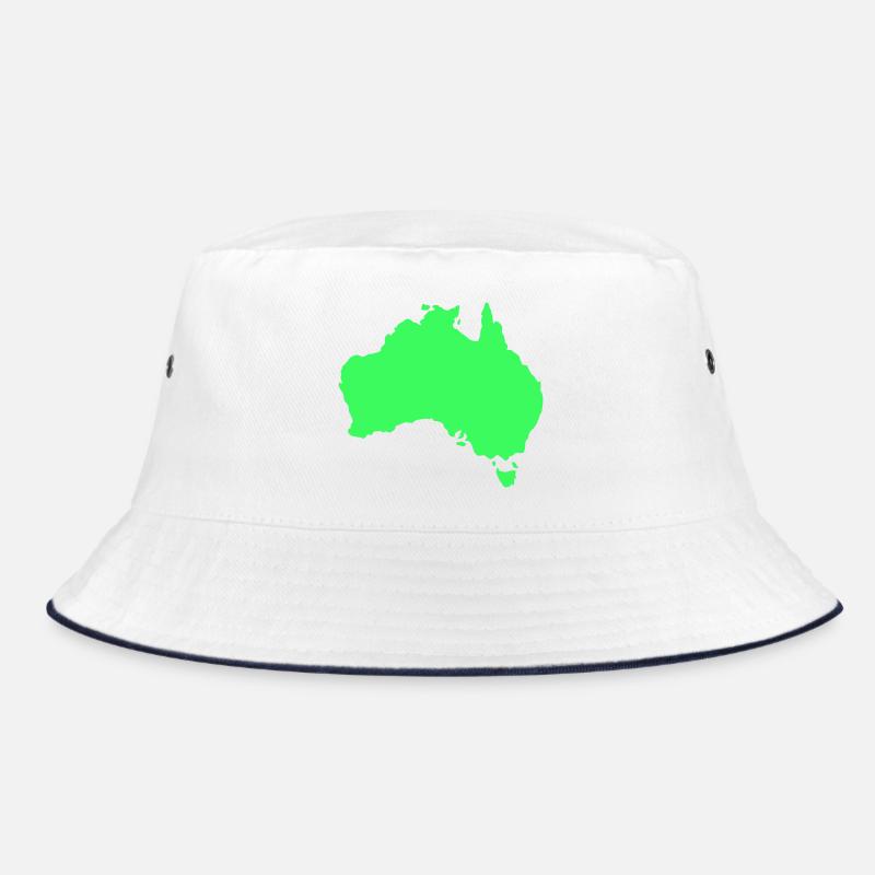 Australia Silhouette Bucket Hat