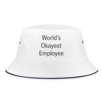 Employé le plus correct du monde - Bob - blanc/marine - Devant