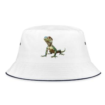 Lizards Lizard - Bucket Hat - white/navy - Front