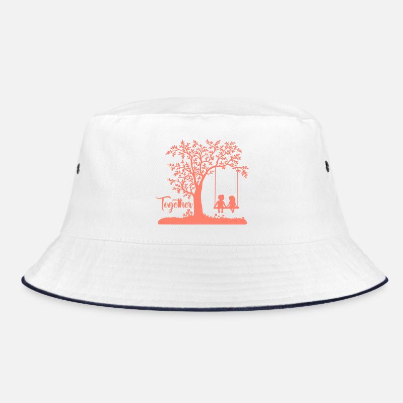 Gemeinsam Zusammen Leben Liebe Bucket Hat