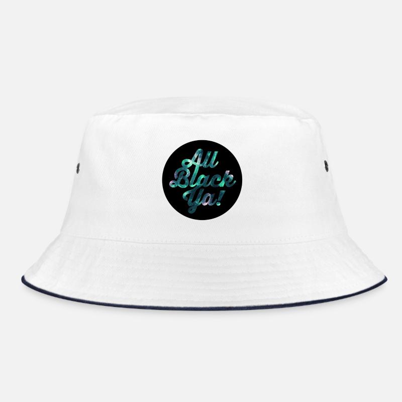 All Black Ya Galaxy Glitzer - Bucket Hat - Weiß/Navy