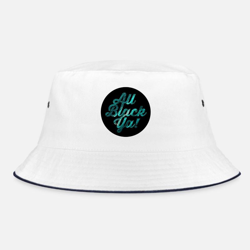 Lettrage All Black Ya Galaxy - Bob - blanc/marine