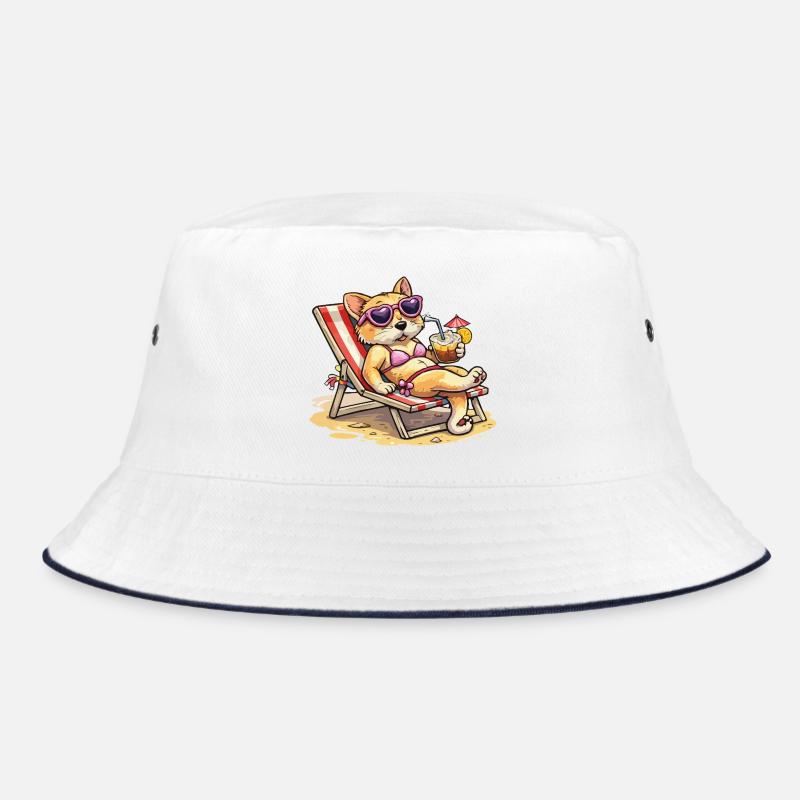 Katze mit Sonnenbrille Bucket Hat