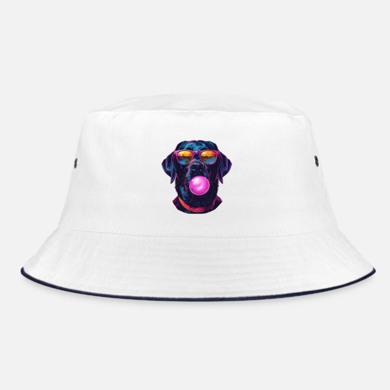 Labbie with bubblegum Bucket Hat