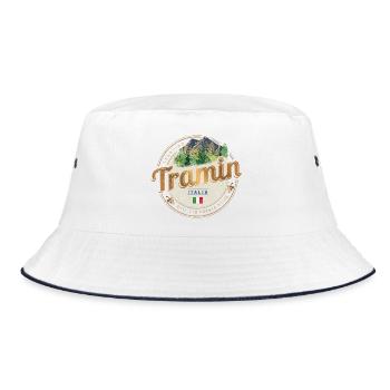 Terme Trentin, Tyrol du Sud, Italie, souvenir vintage - Bob - blanc/marine - Devant