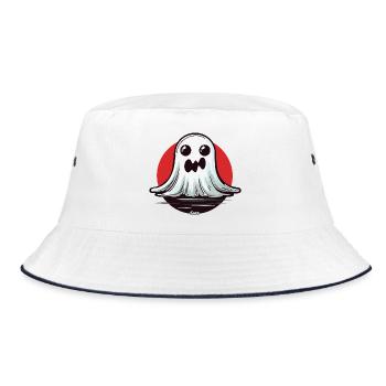 Kawaii Ghost au clair de lune - Bob - blanc/marine - Devant