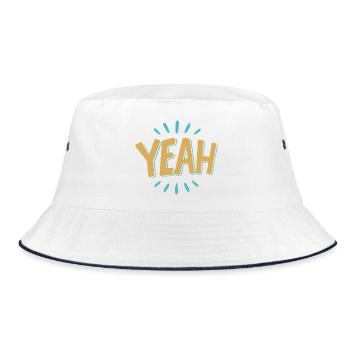 Yeah Burst Graphic Tee - Bob - blanc/marine - Devant