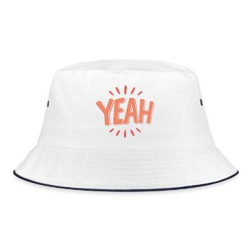 YEAH Peach  - Bob - blanc/marine - Devant