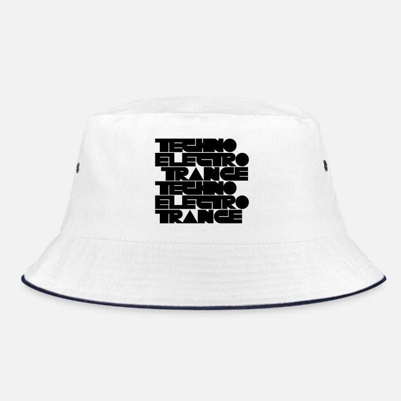 Techno Electro Trance Musik Bucket Hat