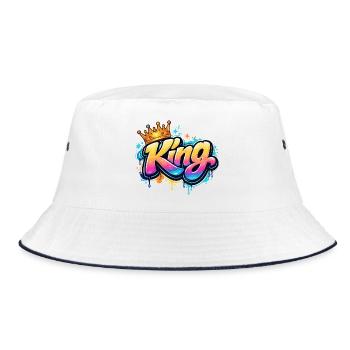 Roi royal du graffiti - Bob - blanc/marine - Devant
