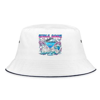 Girls Gone Cruising Family Vacation Trip Cruising - Bucket Hat - white/navy - Front