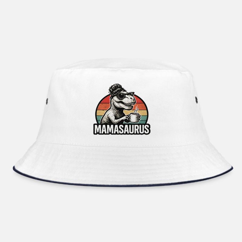 Mamasaurus Mama Mutter Geschenkidee Humor Lustig Bucket Hat