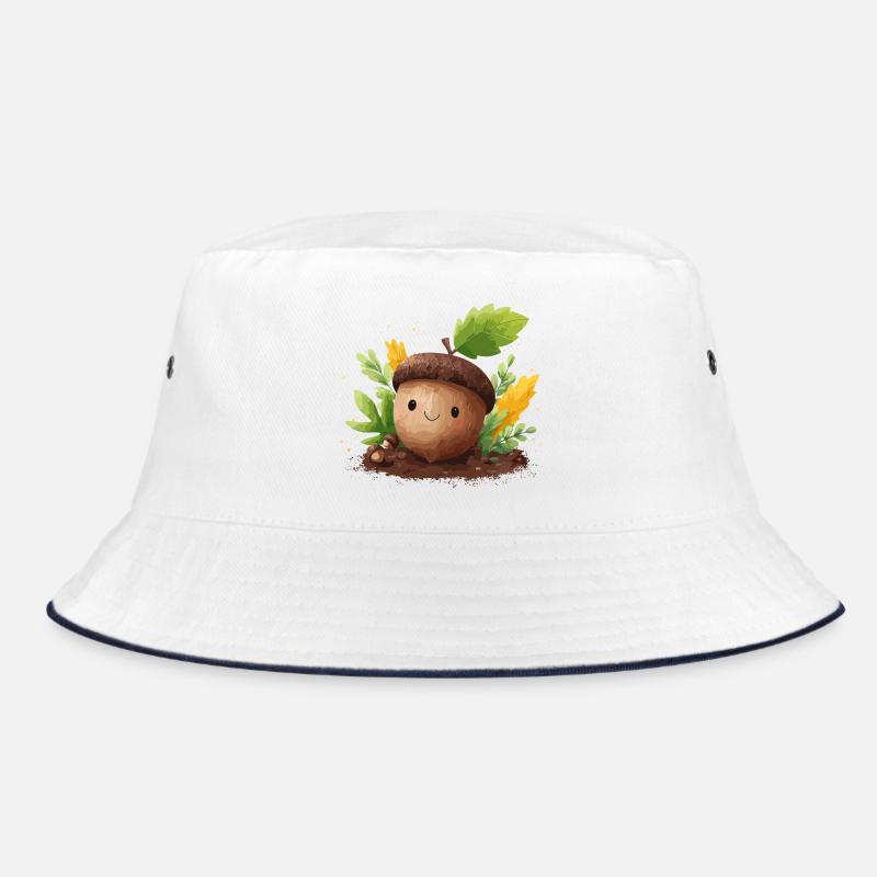 Herbstlicher Eichelfreund Niedlich Bucket Hat