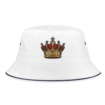 Symbole de la couronne - Bob - blanc/marine - Devant