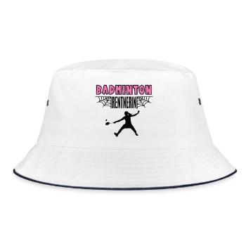 Retraite des pensionnaires de badminton Femmes de badminton - Bob - blanc/marine - Devant