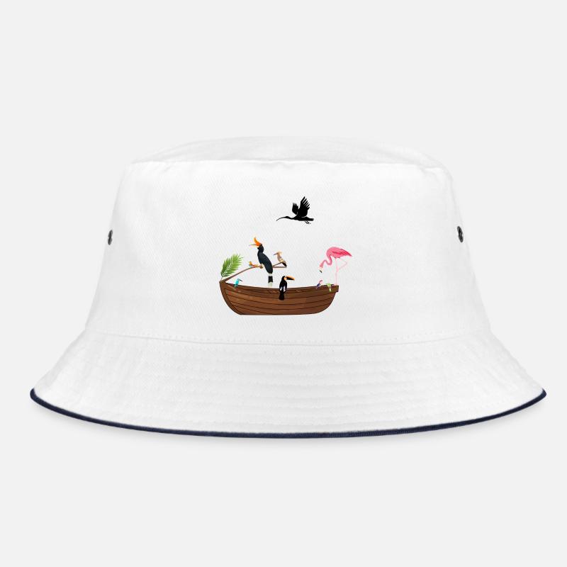 Bird Boat - Bob - blanc/marine
