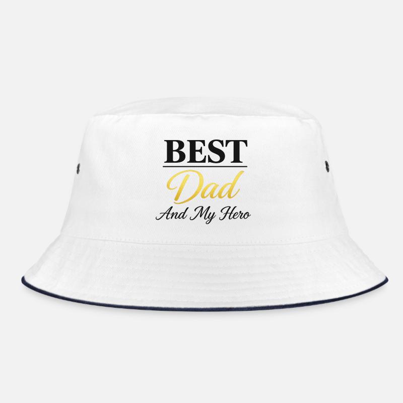Bester Vater und mein Held Bucket Hat