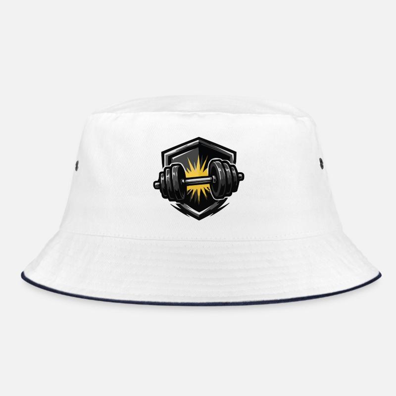Strength Shield Dumbbell Burst Bucket Hat