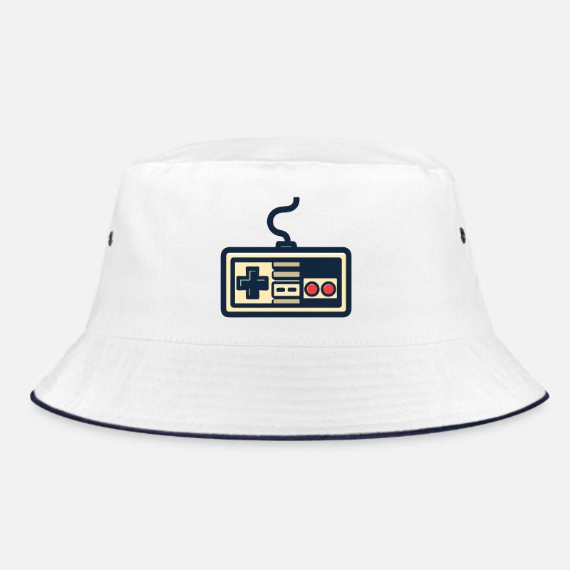Retro game controller design Bucket Hat