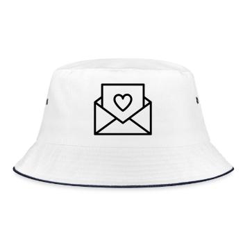 lettre d’amour - Bob - blanc/marine - Devant