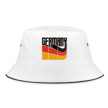 Germany - Bucket Hat - Weiß/Navy - Vorne
