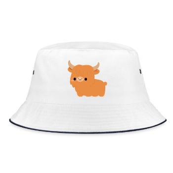 Vache Highland - Bob - blanc/marine - Devant
