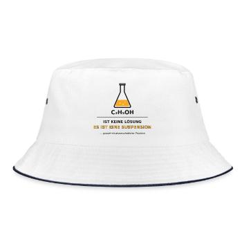 Chemical Suspension Beer - Bucket Hat - white/navy - Front