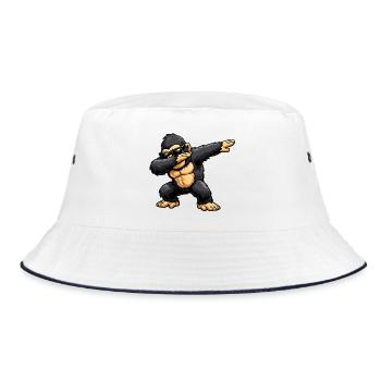 Dab Gorilla - Bob - blanc/marine - Devant