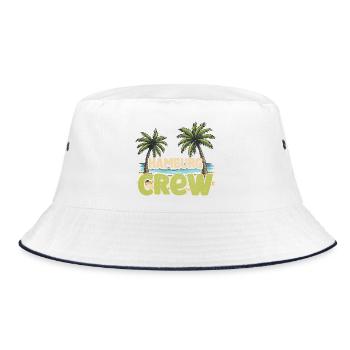 Hamburg Crew - Bucket Hat - white/navy - Front