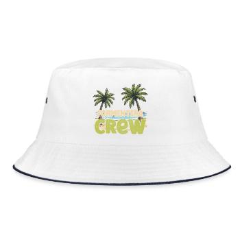 Formentera Crew - Bucket Hat - white/navy - Front