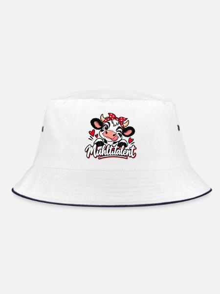 Muhltitalent - Multitalent - Bucket Hat - Weiß/Navy
