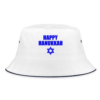 HAPPY HANUKKAH - Bob - blanc/marine - Devant
