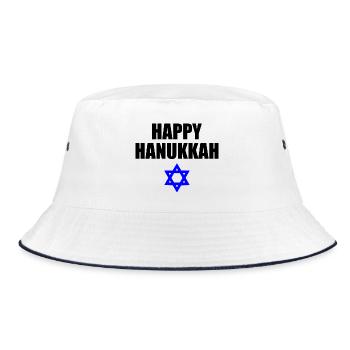 HAPPY HANUKKAH - Bob - blanc/marine - Devant