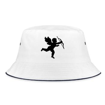 Engel der Liebe - Bucket Hat - white/navy - Front