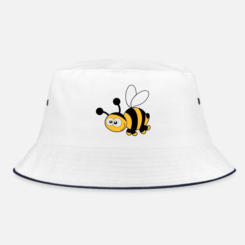 Biene - Bienchen - Sumis - Bucket Hat - Weiß/Navy