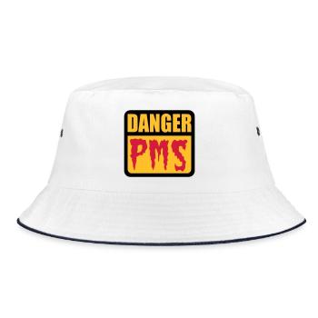 Danger PMS | Prämenstruelles Syndrom | - Bob - blanc/marine - Devant