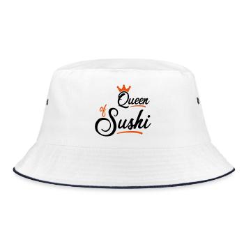 sushi - Bucket Hat - white/navy - Front