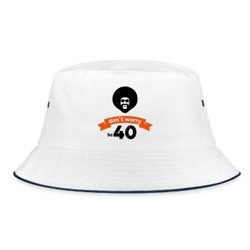 40ème anniversaire - Bob - blanc/marine - Devant