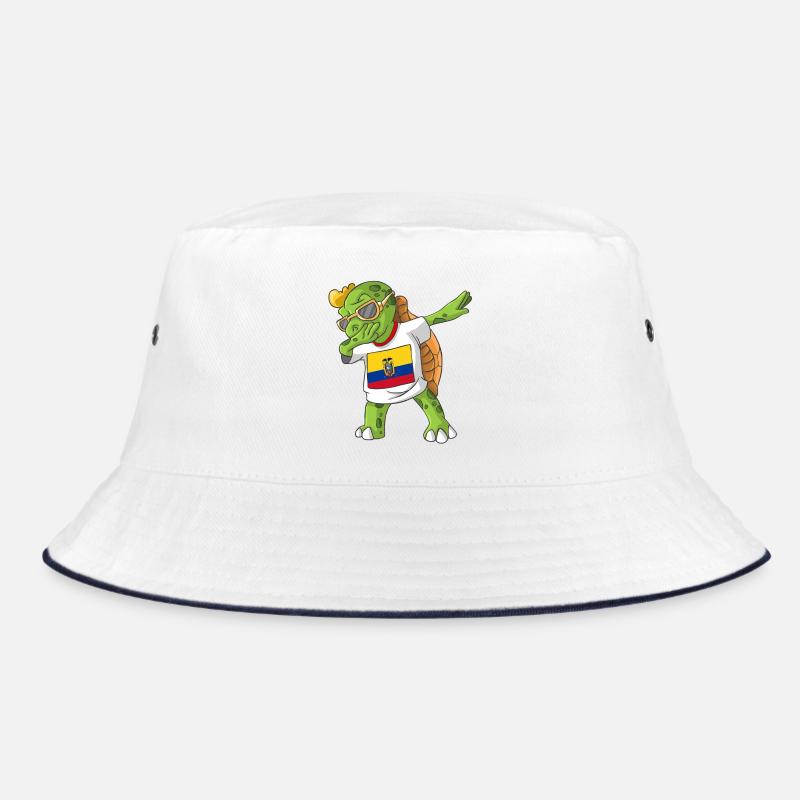 Ecuador Dabbing turtle Bucket Hat