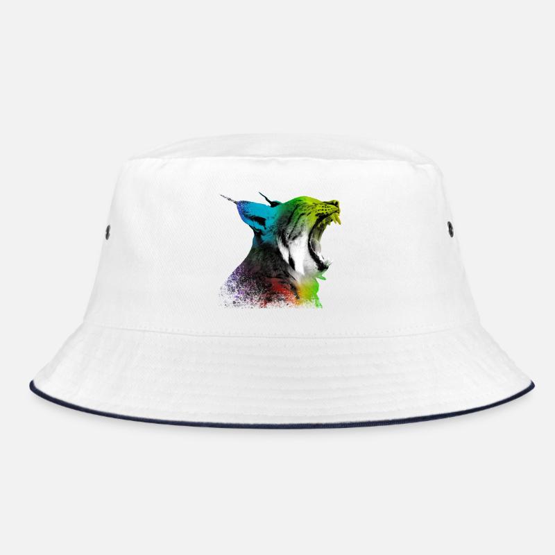 Gähnender Luchs Bucket Hat