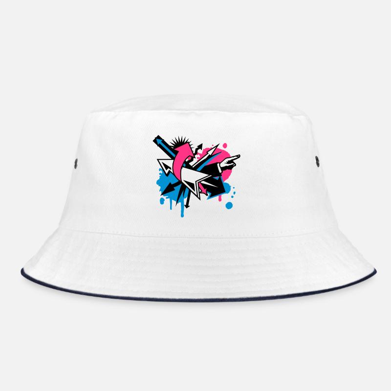 Pfeile in verschiedene Richtungen Bucket Hat
