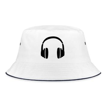 DJ Casque - Bob - blanc/marine - Devant