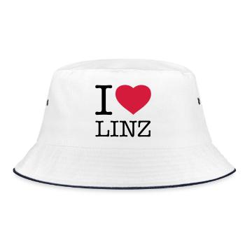 I LOVE LINZ Autriche Österreich - Bob - blanc/marine - Devant