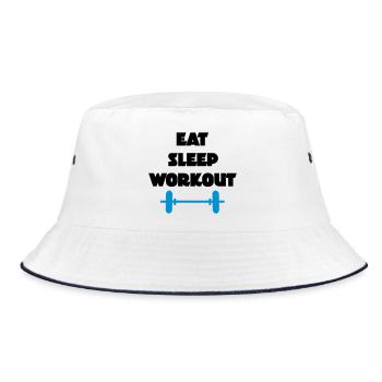 sports - Bucket Hat - white/navy - Front