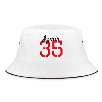 Izmir 35 Turkey - Bucket Hat - white/navy - Front