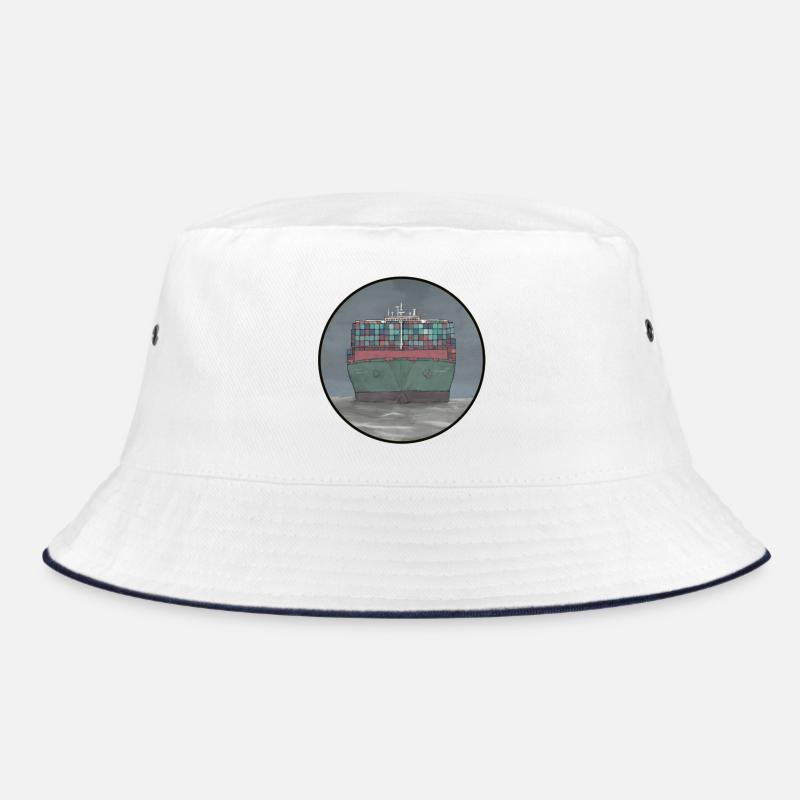 container ship Bucket Hat