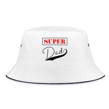 Super Papa - Bob - blanc/marine - Devant