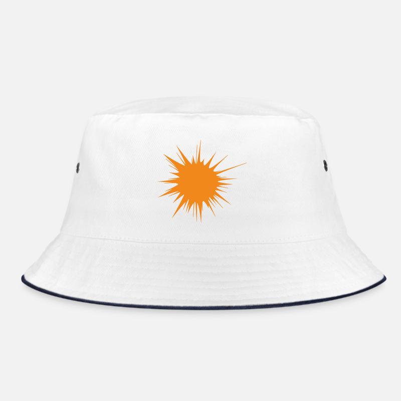 flash | explosion | Sun orange | Vectorgraphic Bucket Hat