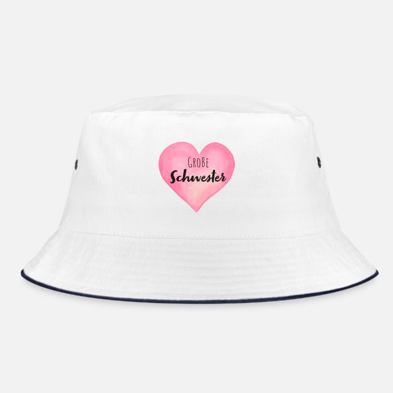 Große Schwester Herz Bucket Hat